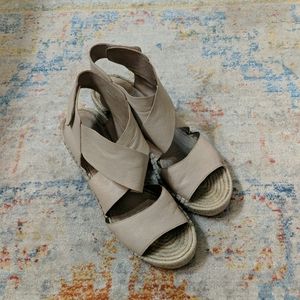 Eileen Fisher Willow espadrille wedge sandal